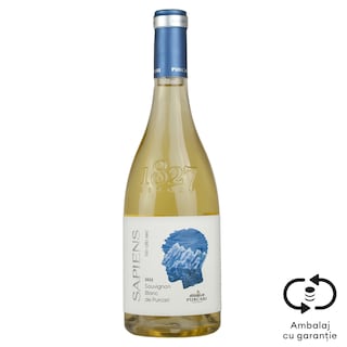 Purcari | Sapiens | Vin alb sec Sauvignon Blanc 0.75L