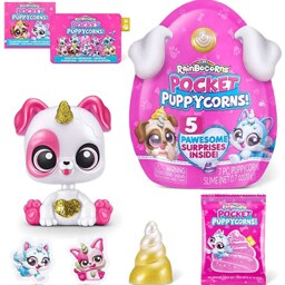 (bucata) | Figurina surpriza Rainbocorns Pocket Puppycorns
