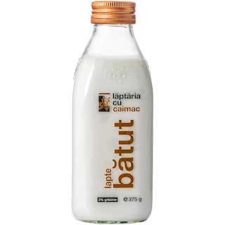 Laptaria cu caimac | Lapte batut 2% grasime 375g