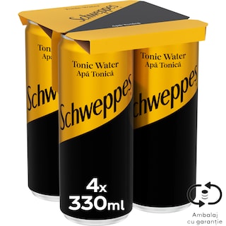Schweppes | Apa tonica 4x330ml