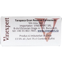 Tarapaca | Vin rosu Carmenere Gran Reserva 0.75l