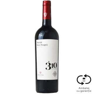 310 Altitudine | Vin rosu sec Merlot & Rara Neagra 0.75L
