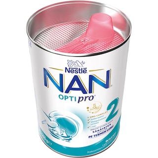 NAN Optipro | Lapte praf de continuare pentru bebelusi NAN OPTIPRO 2, de la 6 luni 400g