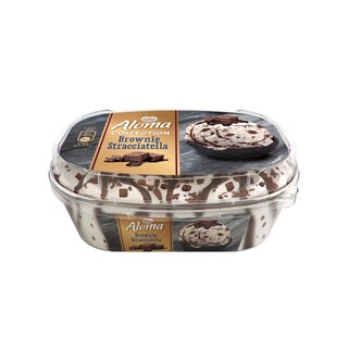 Aloma | Premium | Inghetata Brownie Stracciatella 487g