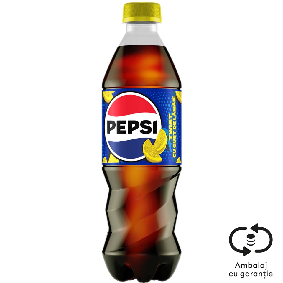 Pepsi | Twist | Bautura racoritoare carbogazoasa cu suc de lamaie
