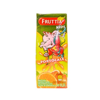 Fruttia | Kids | Bautura racoritoare necarbonatata cu suc de portocale 0.2l