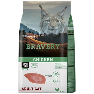 Bravery | Hrana uscata Adult Chicken 2kg