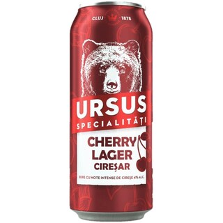 Ursus | Specialitati | Bere cu suc de cirese, Cherry Lager Ciresar 0.5L