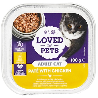 Loved by Pets | Pate cu pui pentru pisici adulte 100g