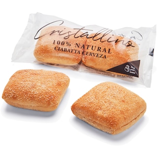 Cristallino | Ciabatta cu bere 2x98g
