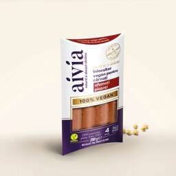 Aivia | Inlocuitor vegan pentru carnati afumati picanti 200g