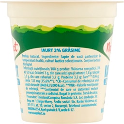 Napolact | Iaurt 3% grasime 140g