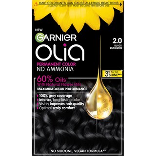 Vopsea permanenta pentru par, fara amoniac, 2.0 Black Diamond