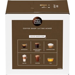 Nescafe | Dolce Gusto | Cafea Cafe au lait Intenso, 16 capsule