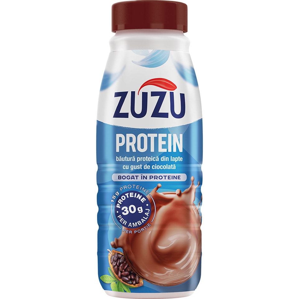 Zuzu | Fit | Bautura proteica din lapte cu gust de ciocolata 500ml