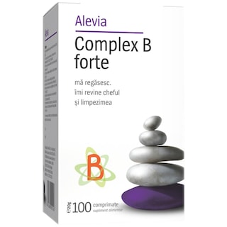 Alevia | Complex B forte 100 comprimate