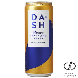 Dash Water | Apa minerala cu aroma de mango 330ml