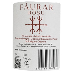 Faurar | Vin rosu sec 0.75L