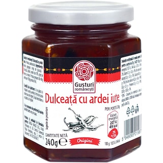 Gusturi romanesti | Dulceata cu ardei iute 240g