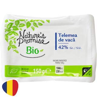Nature's Promise Bio | Telemea bio de vaca 42% grasime 150g
