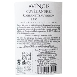Avincis | Vin rosu Cuvee Andrei 750ml