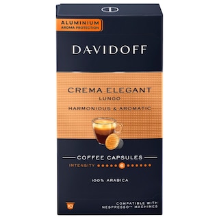 Davidoff | Cafea Crema Elegant Lungo, 10 capsule