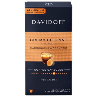Davidoff | Cafea Crema Elegant Lungo, 10 capsule