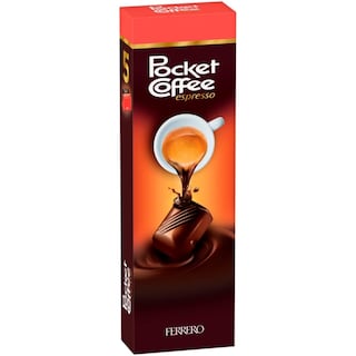 Pocket Coffee | Praline cu ciocolata si ciocolata cu lapte umplute cu cafea lichida 62.5g