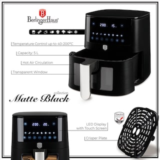 Berlinger Haus | Friteuza cu aer cald, 5L