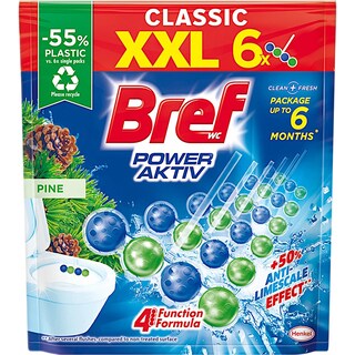 Bref | Odorizant toaleta pin 6x50g