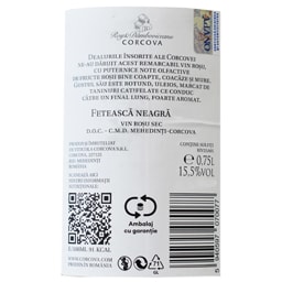 Corcova | Vin rosu sec Feteasca Neagra 0.75L