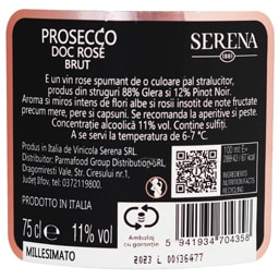 Serena | Prosecco roze brut  0.75L