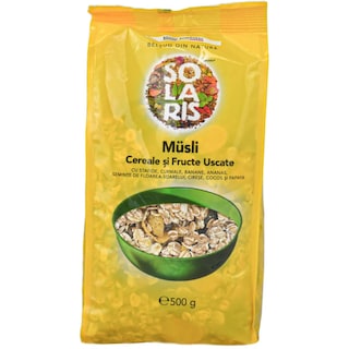 Solaris | Musli Cereale si fructe uscate 500g