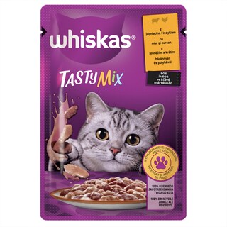 Whiskas | Hrana umeda pentru pisici cu miel si curcan in sos 85g
