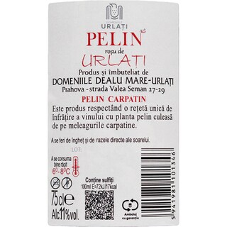 Pelin Carpatin | Pelin rosu de Urlati  0.75L