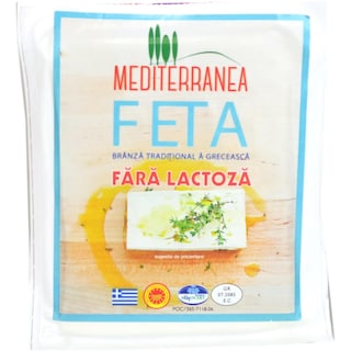 Mediterranea | Branza feta fara lactoza 200g