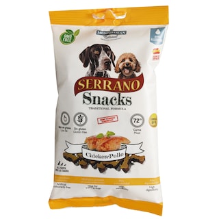 Serrano Snack | Recompense cu pui pentru caini 100g