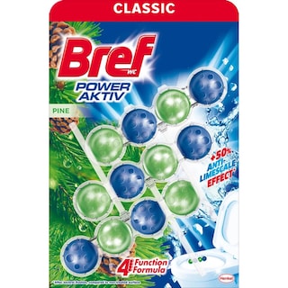 Bref | Power Aktiv | Odorizant toaleta pin 3x50g