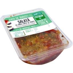 Salata cu ardei copti si vinete 250g