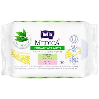 Bella | Medica | Servetele umede intime, 20 bucati