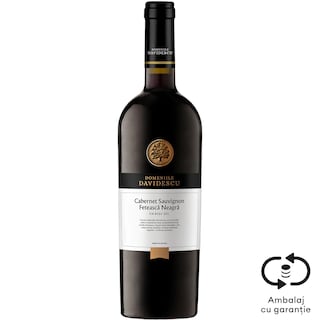 Domeniile Davidescu | Vin rosu sec Cabernet Sauvignon, Feteasca Neagra 0.75L