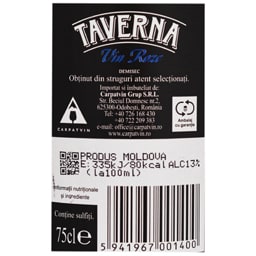 Taverna | Vin roze demisec 0.75L
