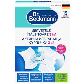 Dr. Beckmann | Servetele inalbitoare, 15 bucati