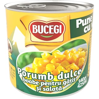 Bucegi | Porumb dulce boabe, pentru gatit si salata 340g