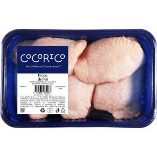 Pulpe de pui superioare cu os si piele