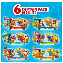 Piratix | Set 4 figurine, Piratix, Golden Treasure, Captain King Roar