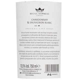 Sceptrus | Vin alb sec Chardonnay & Sauvignon Blanc 0.75L
