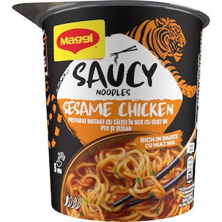 Maggi | Magic Asia | Preparat instant cu taitei in sos cu gust de pui si susan 75g