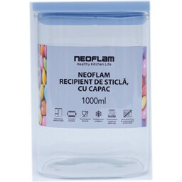 Neoflam | Recipient de sticla cu capac, 1000ml
