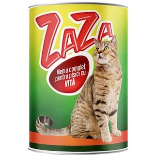 Zaza | Hrana umeda pentru pisici, cu vita 415g